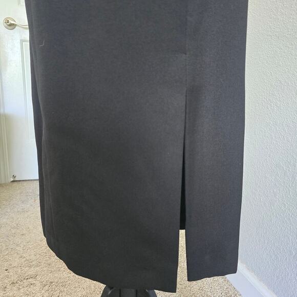 VTG Women's Plus Sz 14 Midi Formal Dress Beaded Slit Wimsigoth Elegance Holiday - Picture 5 of 16